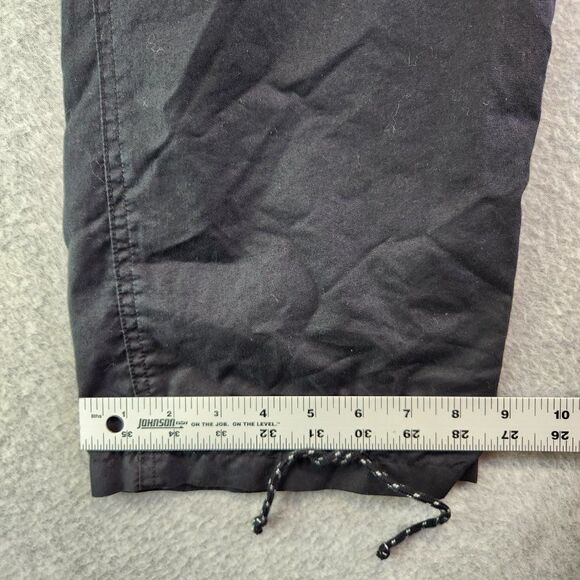 Lauren Ralph Lauren Pants Womens Small Black Drawstring Ankles Hidden Button Fly - Picture 16 of 16